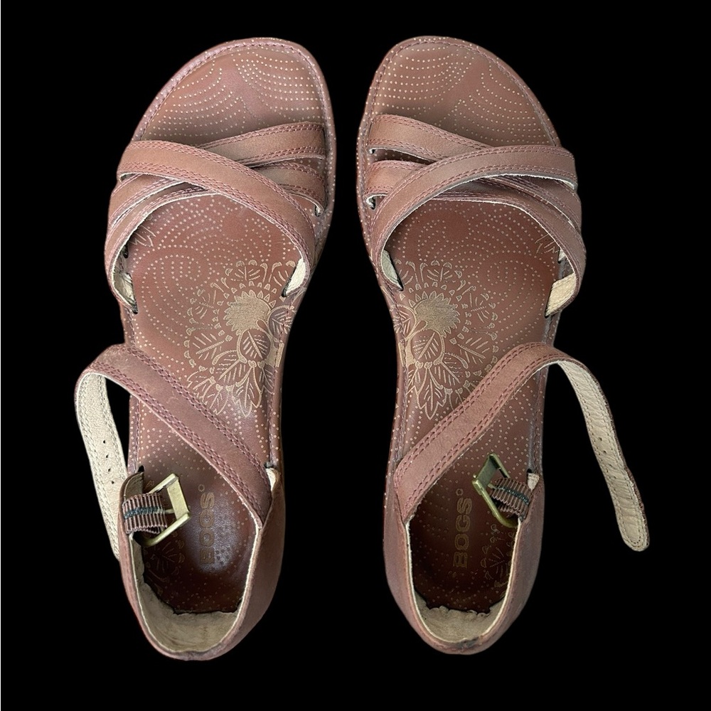 Bogs Brown leather Open Toed Sandals